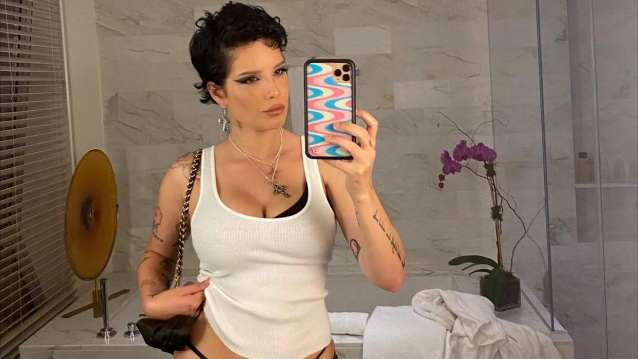 Halsey says her record label won't release her new music unless she can fake a viral moment