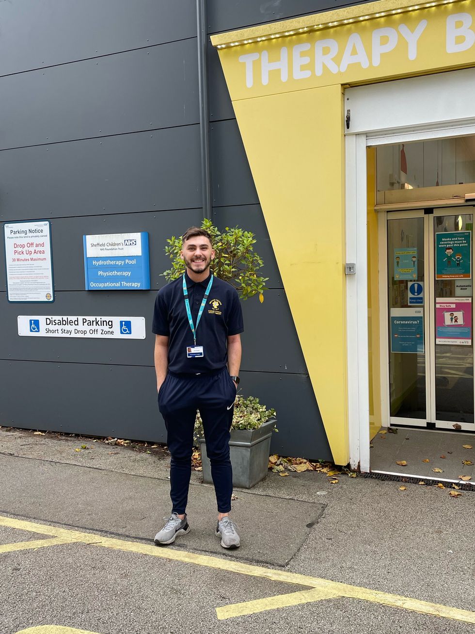 Reece Goodwin\u2019s role as an exercise and physical activity therapist at the Ryegate Centre has been funded by \u2018Captain\u2019 Tobias Weller (The Children\u2019s Hospital Charity/PA)