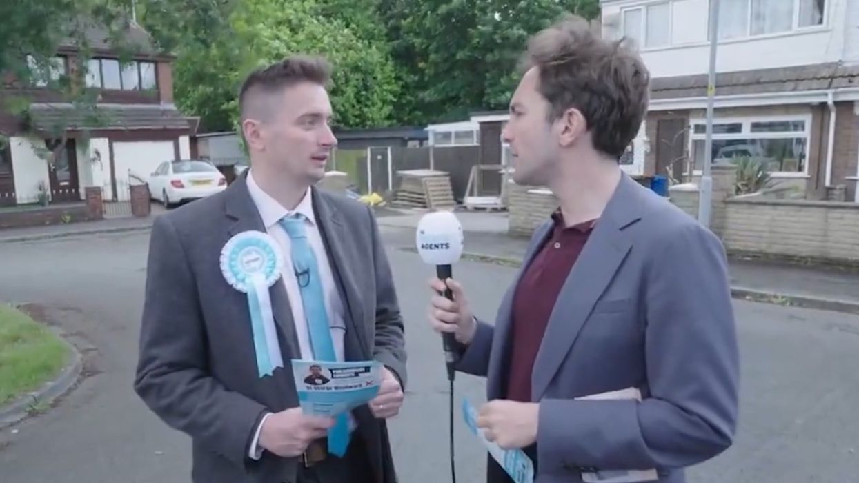 Reform Party candidate says he was concerned about migration after using an airport