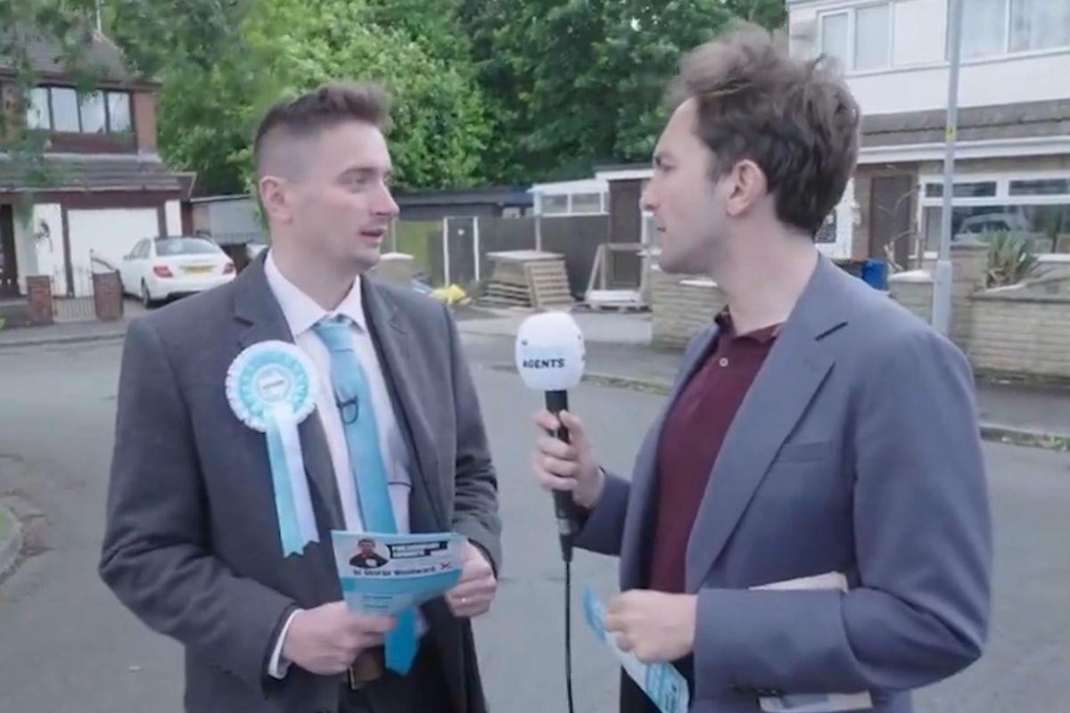 Reform Party candidate says he was concerned about migration after using an airport