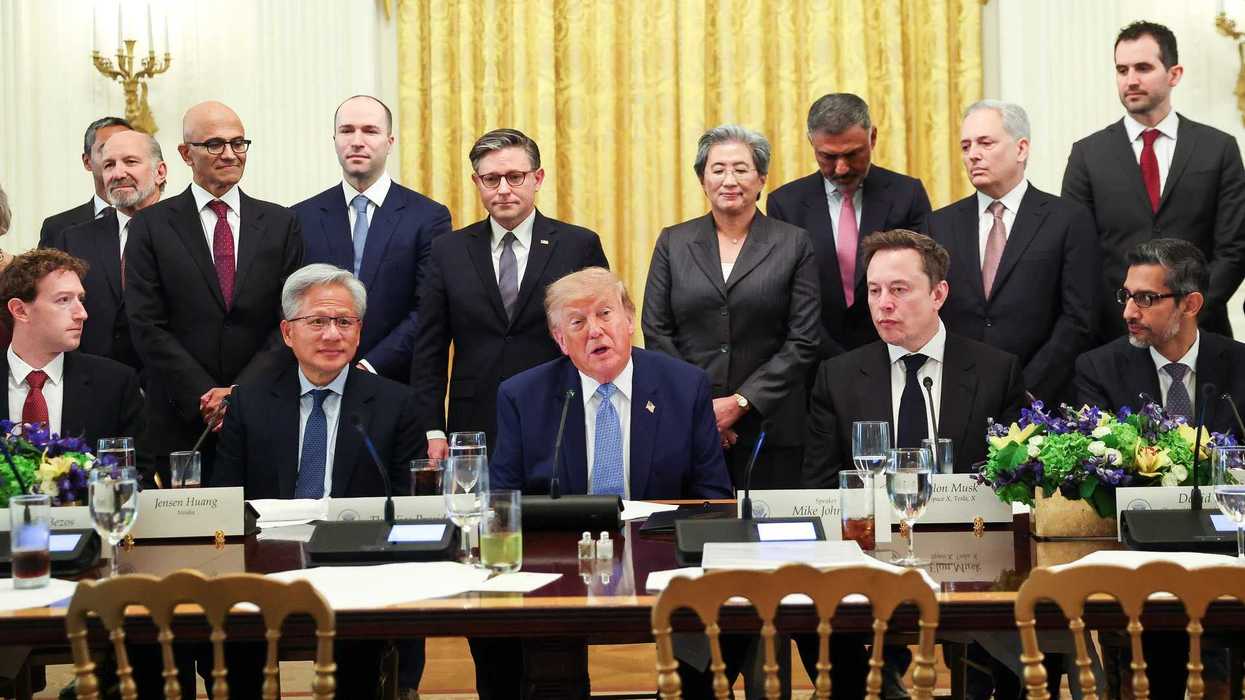 Trump hit with unfortunate irony over super intelligence accord