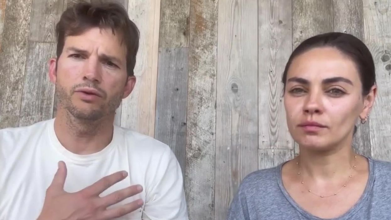 Viewers spot surprising detail in Ashton Kutcher and Mila Kunis apology video