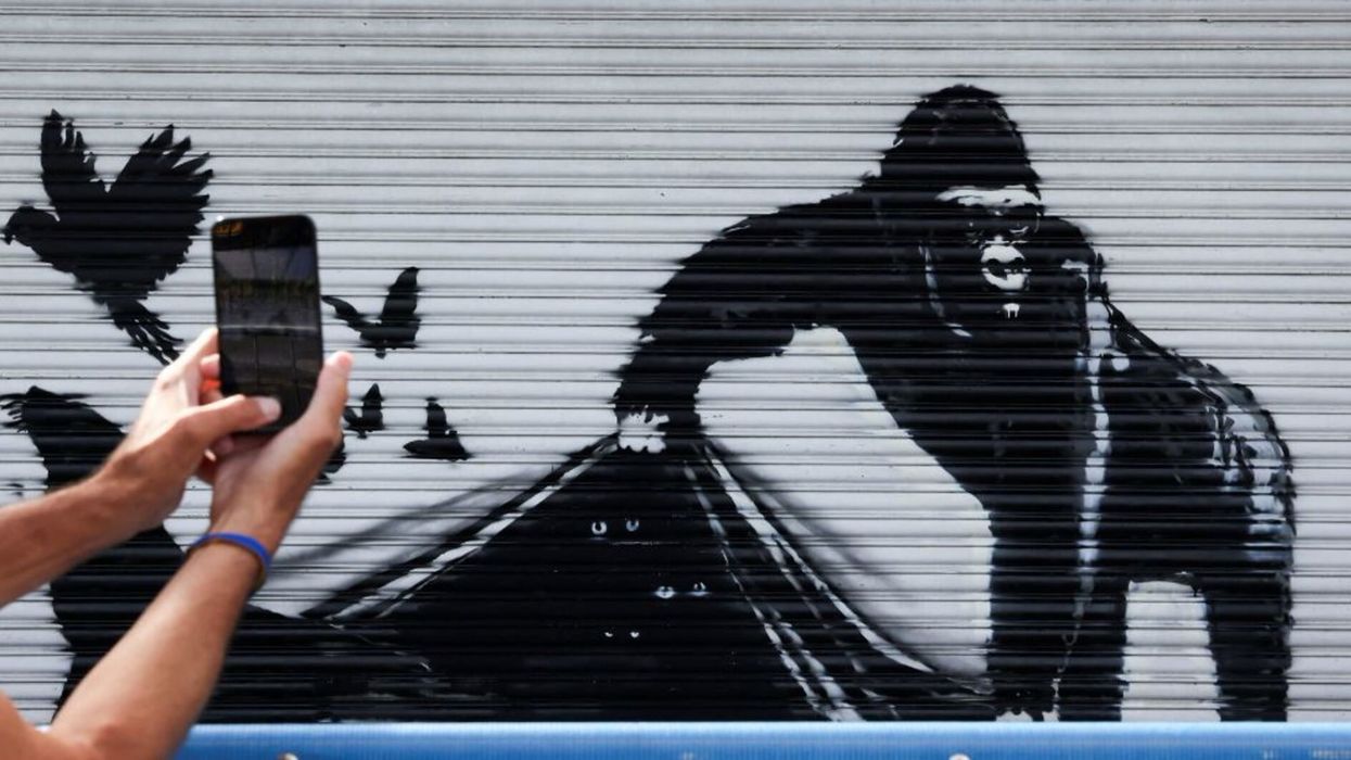Banksy's now-removed artwork at the Royal Courts of Justice contains one big mistake