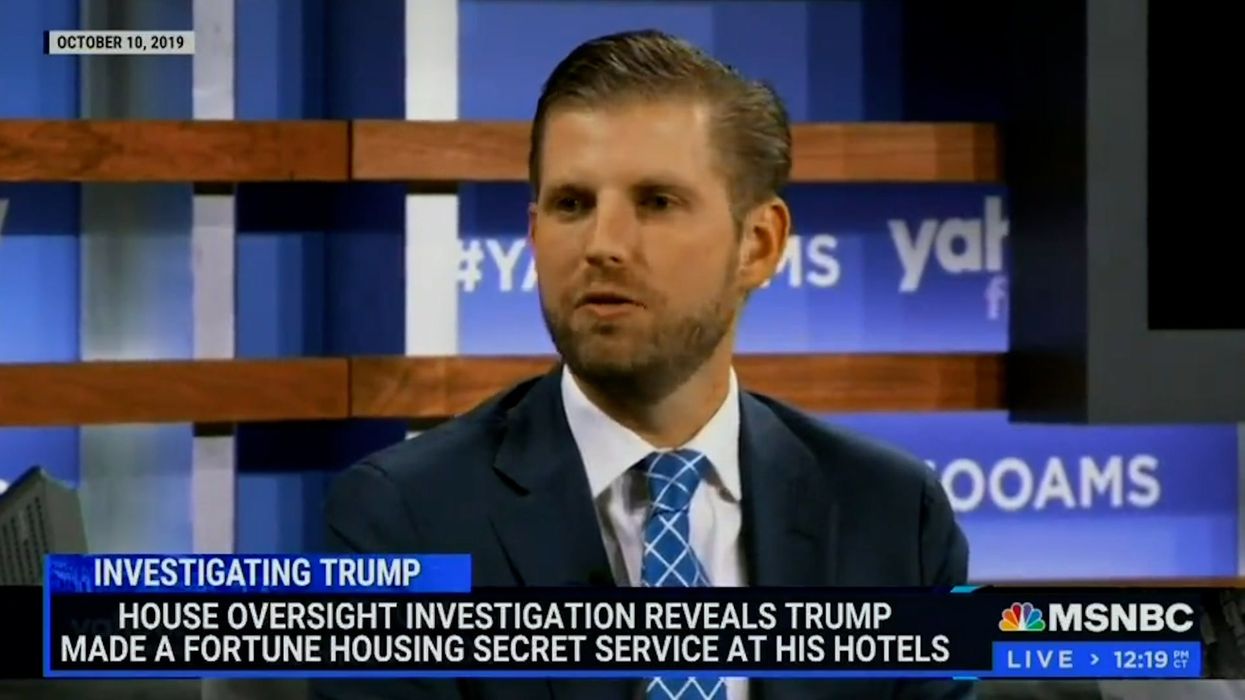 Eric Trump mocked for claiming Trump family ‘didn’t enrich themselves’ while in the White House
