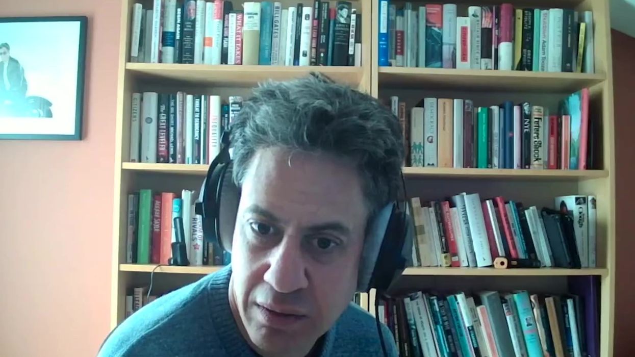 Ed Miliband's most infamous moment has been spotted abroad - in the most bizarre location