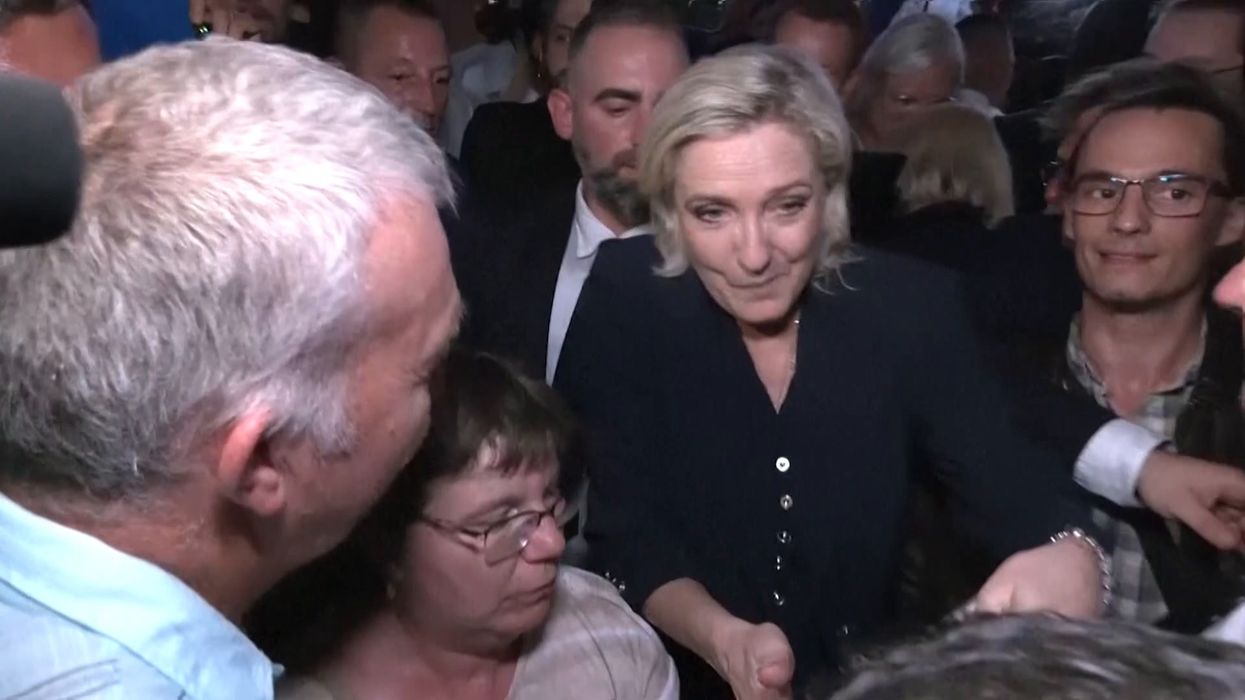 Was Marine Le Pen crying after losing the French election?
