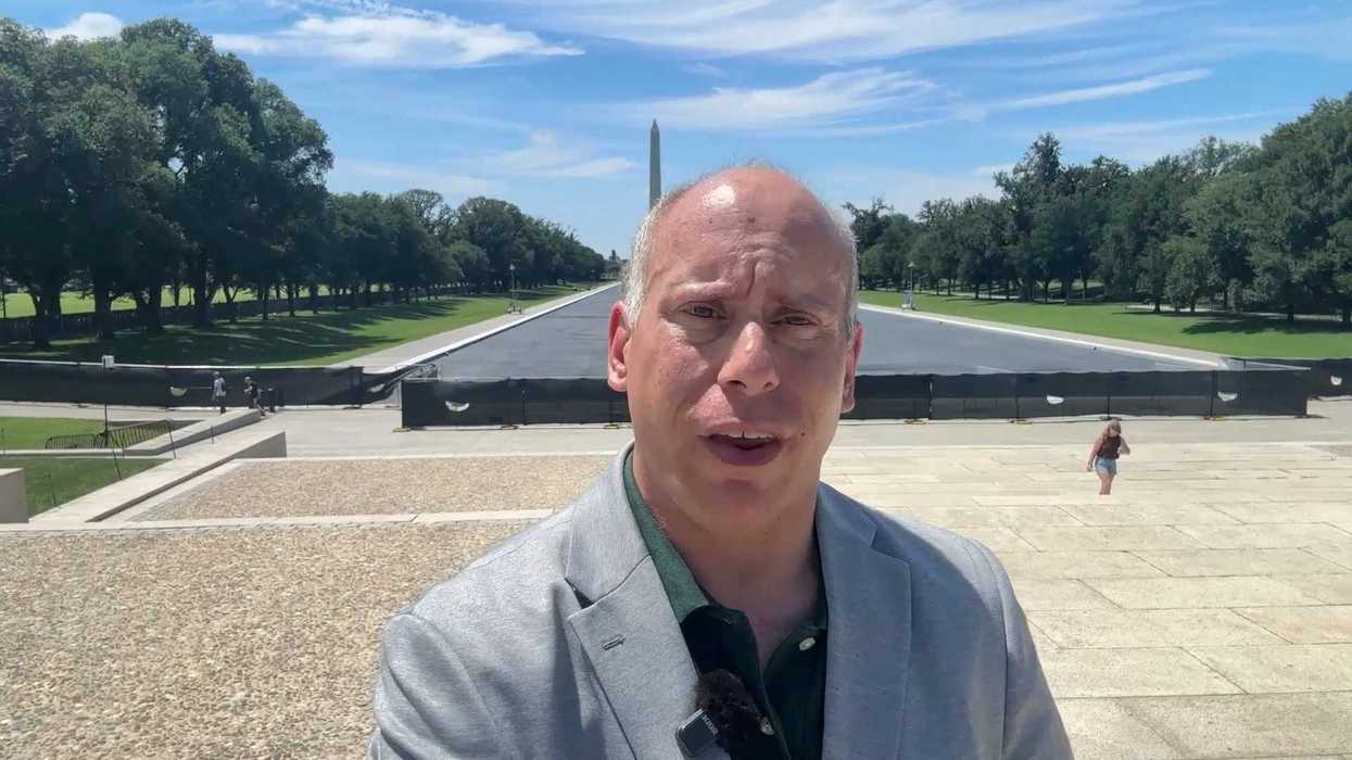 ‘Everything Trump touches dies’: Snap of empty Reflecting Pool sparks condemnation
