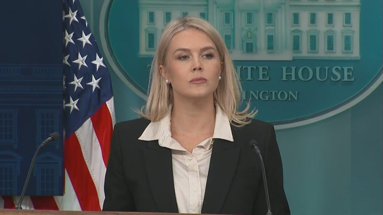 Trump press secretary Karoline Leavitt says 'hatred has no place' in US - and gets immediately fact-checked | indy100