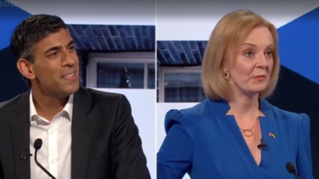 Sunak interrupted Truss 14 times during the Tory leadership debate and the supercut is awful