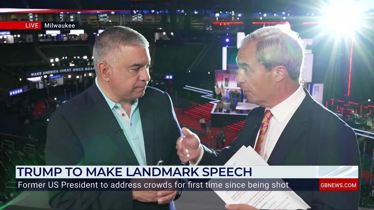 Nigel Farage ridiculed as it appears he was 'snubbed' by Donald Trump in Milwaukee