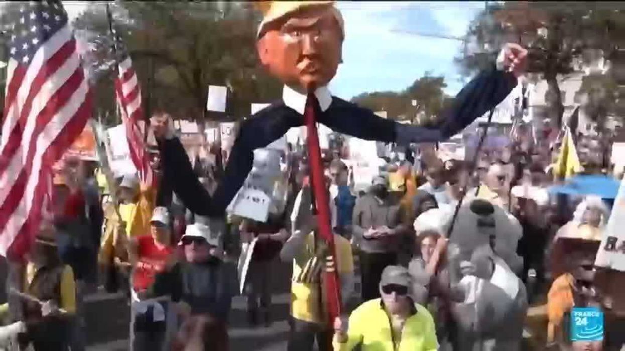 Trump responds to 'No Kings' protests with most 'disgusting' AI video yet