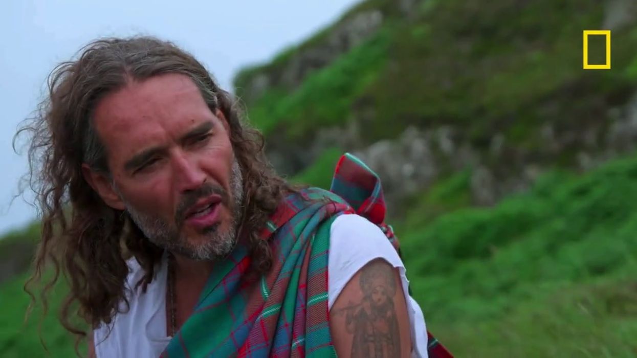 Russell Brand dubbed 'frappucino Neil Oliver' for spreading Maui conspiracies