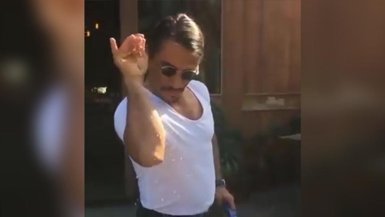 Piers Morgan tries to do Salt Bae’s signature technique - and butchers it completely