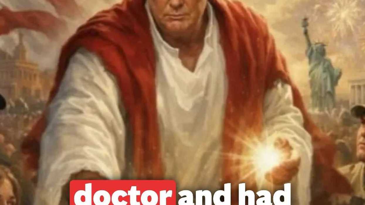 Riley Gaines brutally shut down by Trump amid AI Jesus criticism