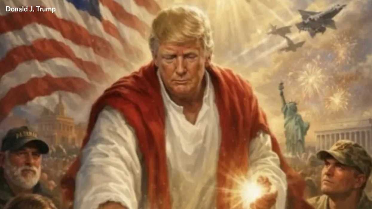 No, Trump hasn’t just doubled down on his AI Jesus post