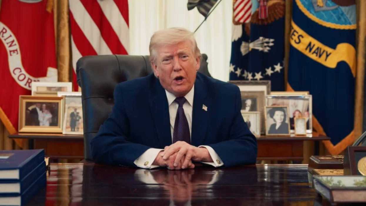 Newsmax host dismisses criticism of Trump’s expletive-laden Iran rant – but there’s a problem