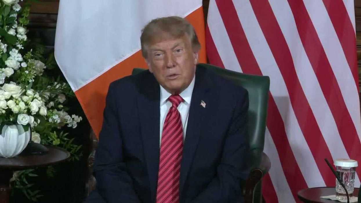 ‘Hang it in the Louvre’: Trump’s reaction after Irish president meeting goes viral