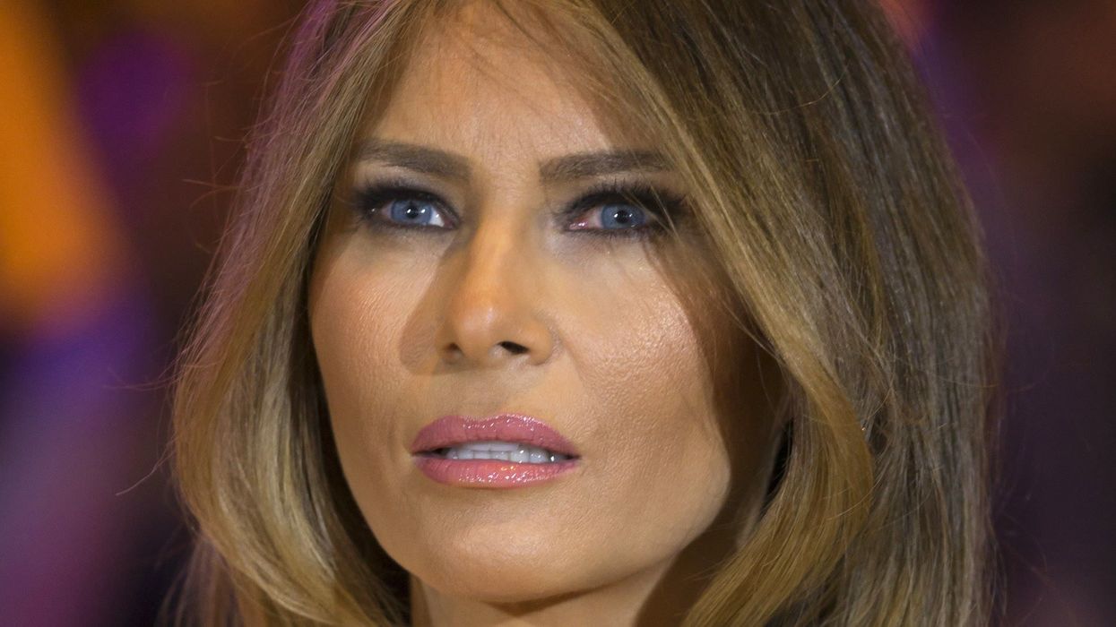 Melania Trump makes rare public appearance, sparks Photoshop theories