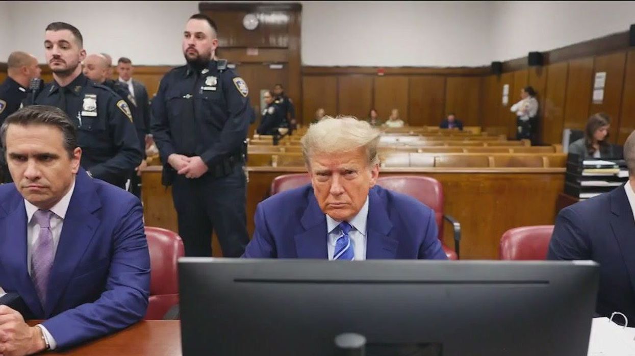 Trump was forced to look at memes of himself in court and hated them