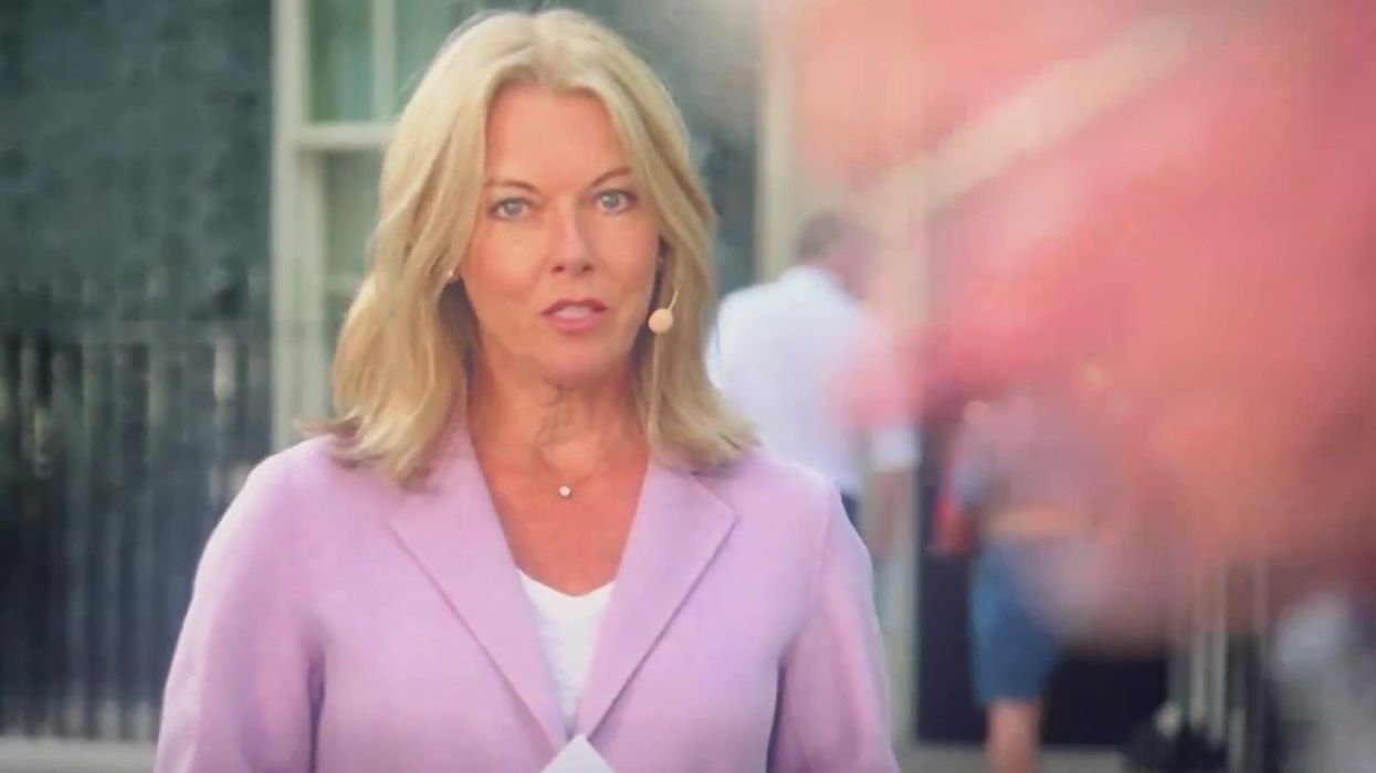 The start of ITV News' report on Liz Truss was completely bizarre
