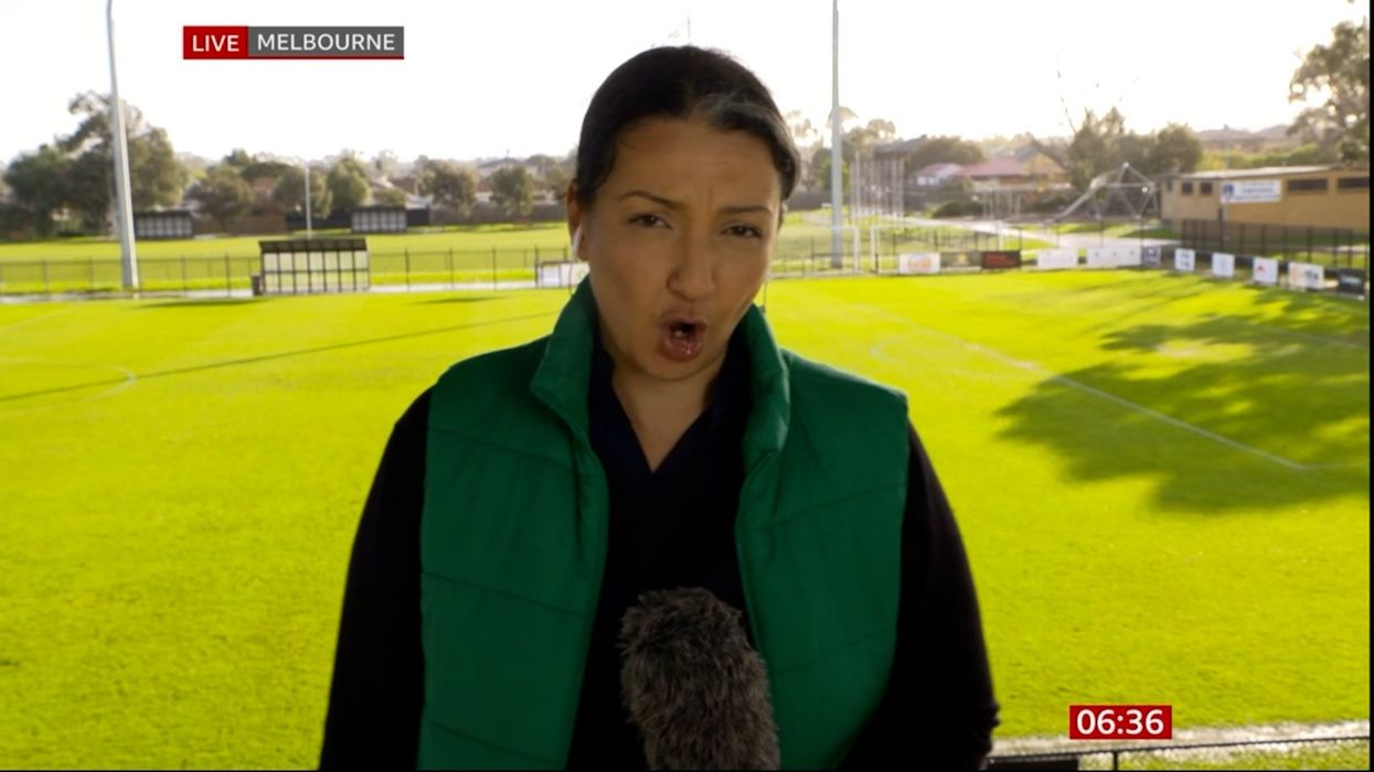 News reporter suffers technical glitch sending her into 'chipmunk mode'