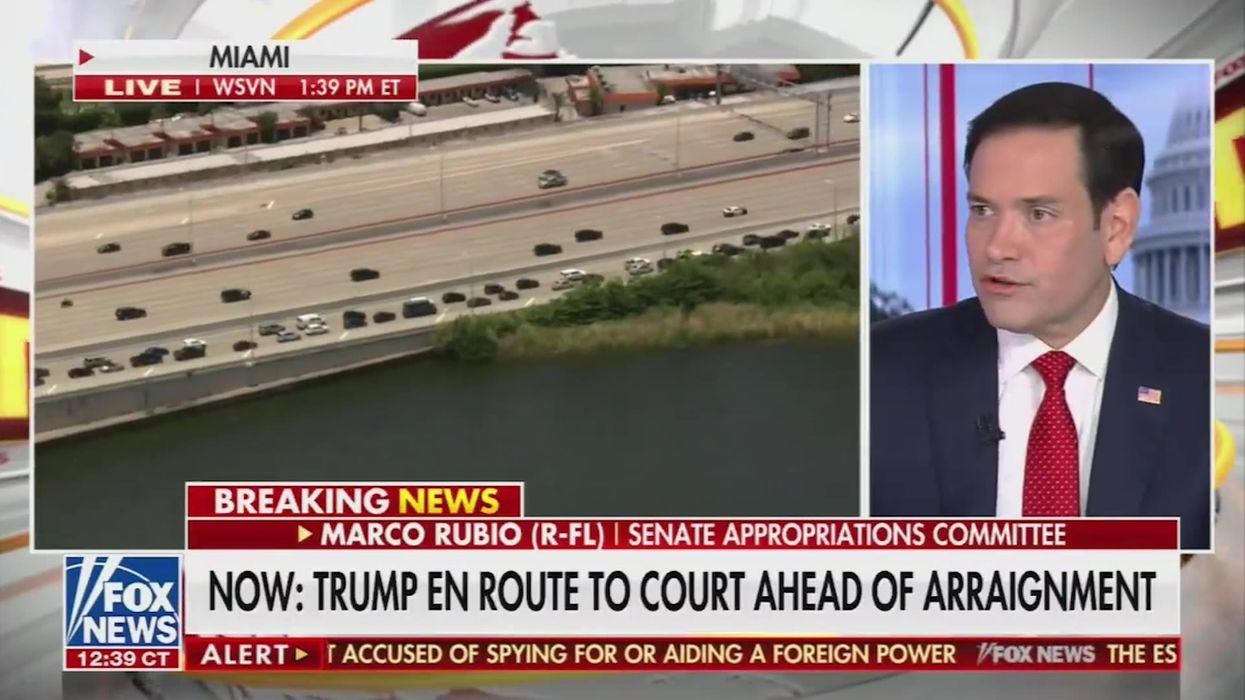 Republican appears to link topless trans activist to Trump's arrest