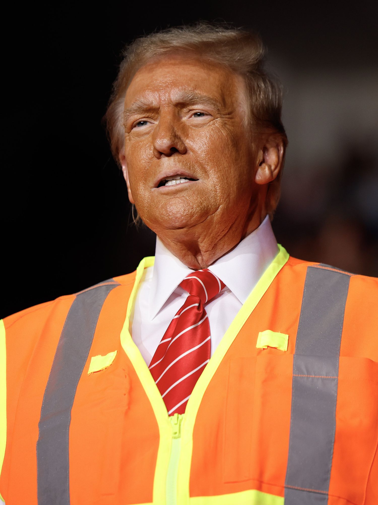 Statues mocking Donald Trump have appeared randomly across the US