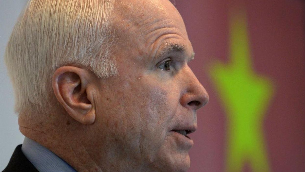 Republican senator for Arizona, John McCain