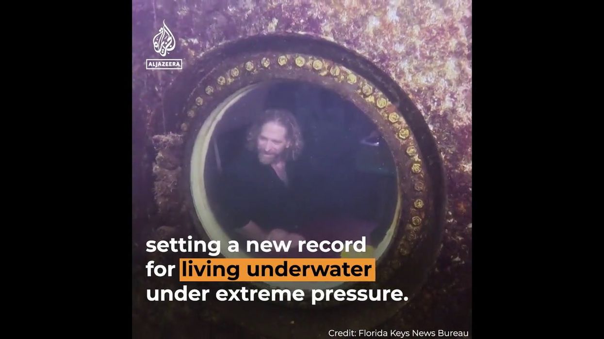 Man 'de-ages 20 years' after spending record 100 days under water