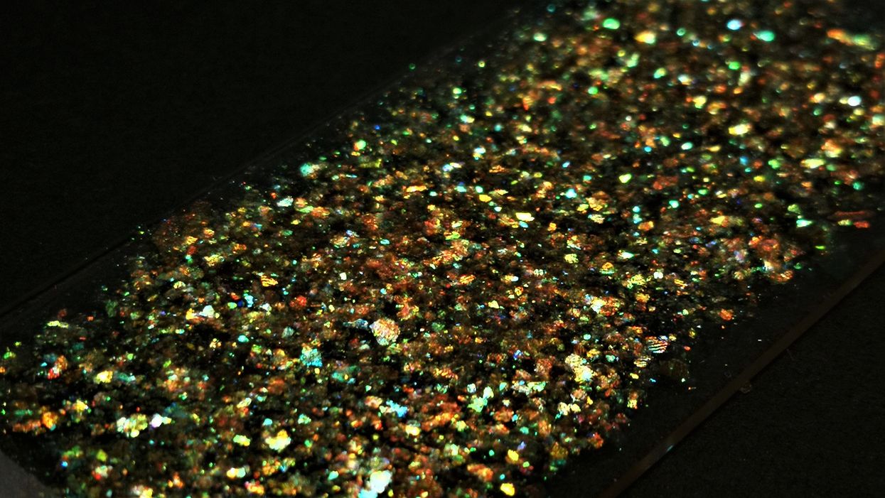Researchers create sustainable, biodegradable, vegan glitter (Benjamin Drouguet/University of Cambridge)