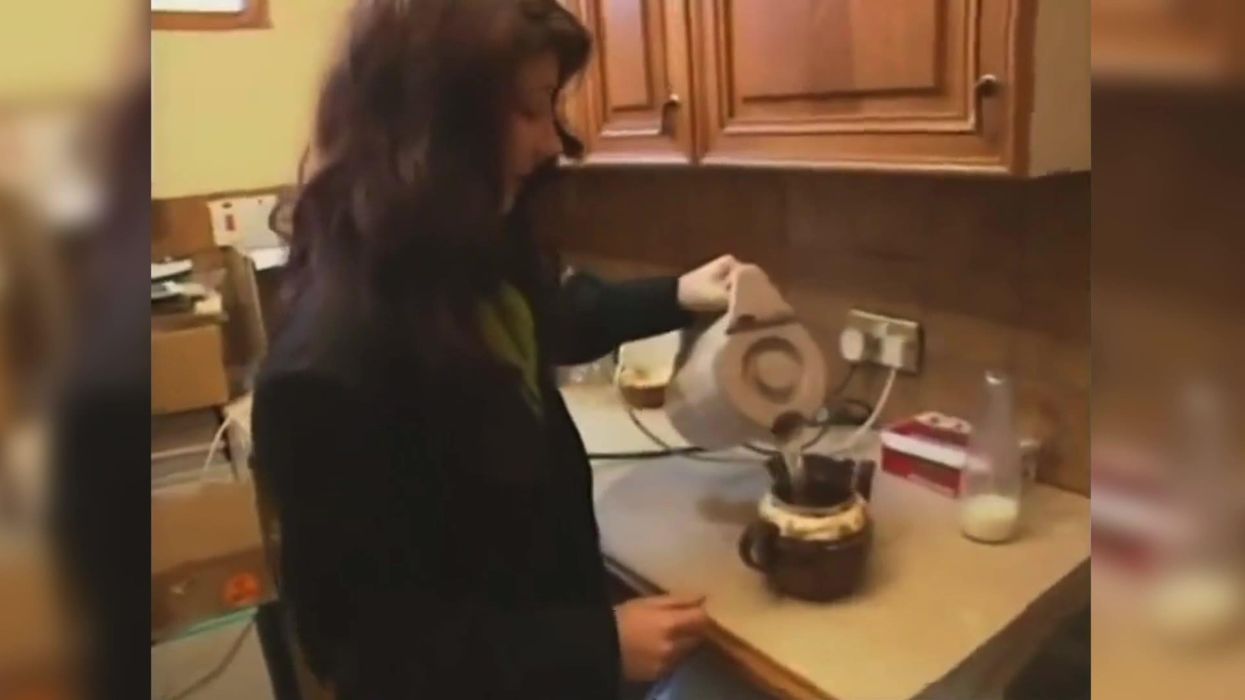 This video of Kate Bush making a cup of tea is pure chaos