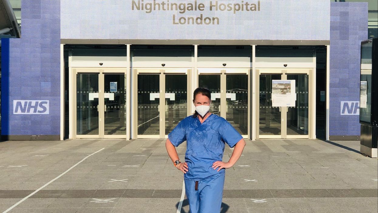 Retired Army major Sally Orange