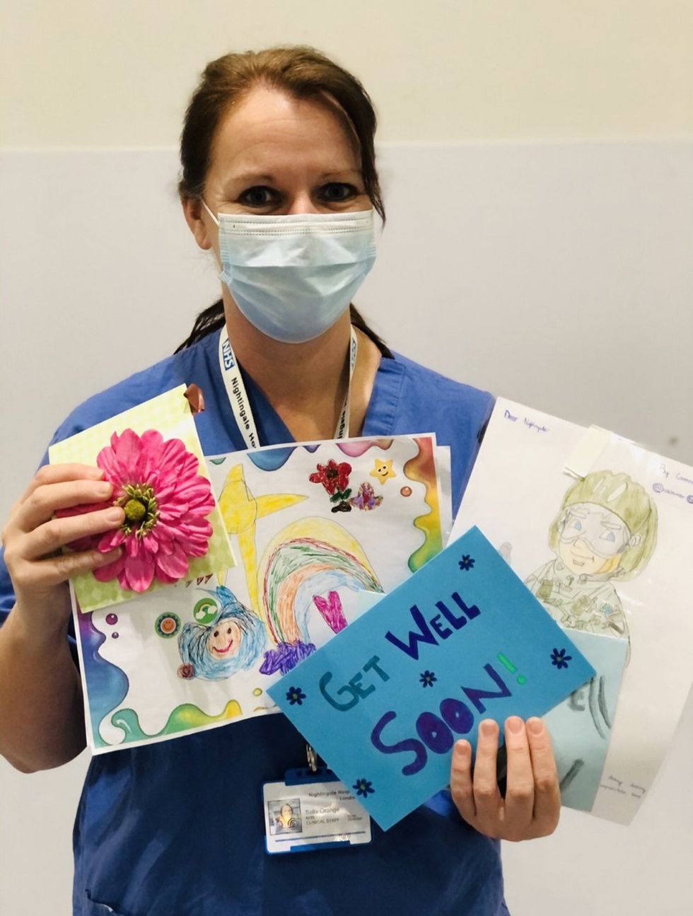 Retired Army major Sally Orange