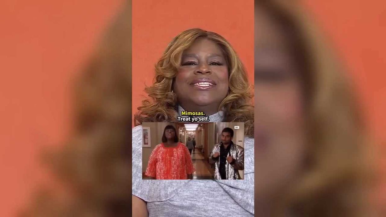 Retta lets us in on behind-the-scenes of viral tv moment 'Treat yo self'