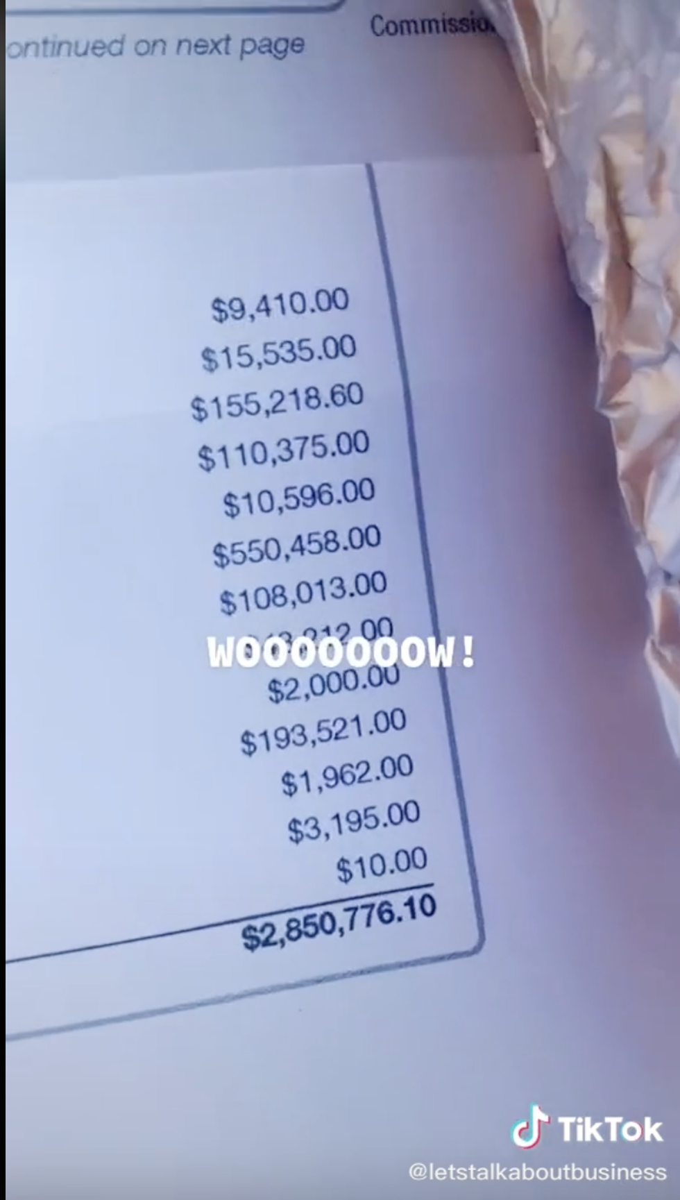 Revealing the total of the hospital charges.