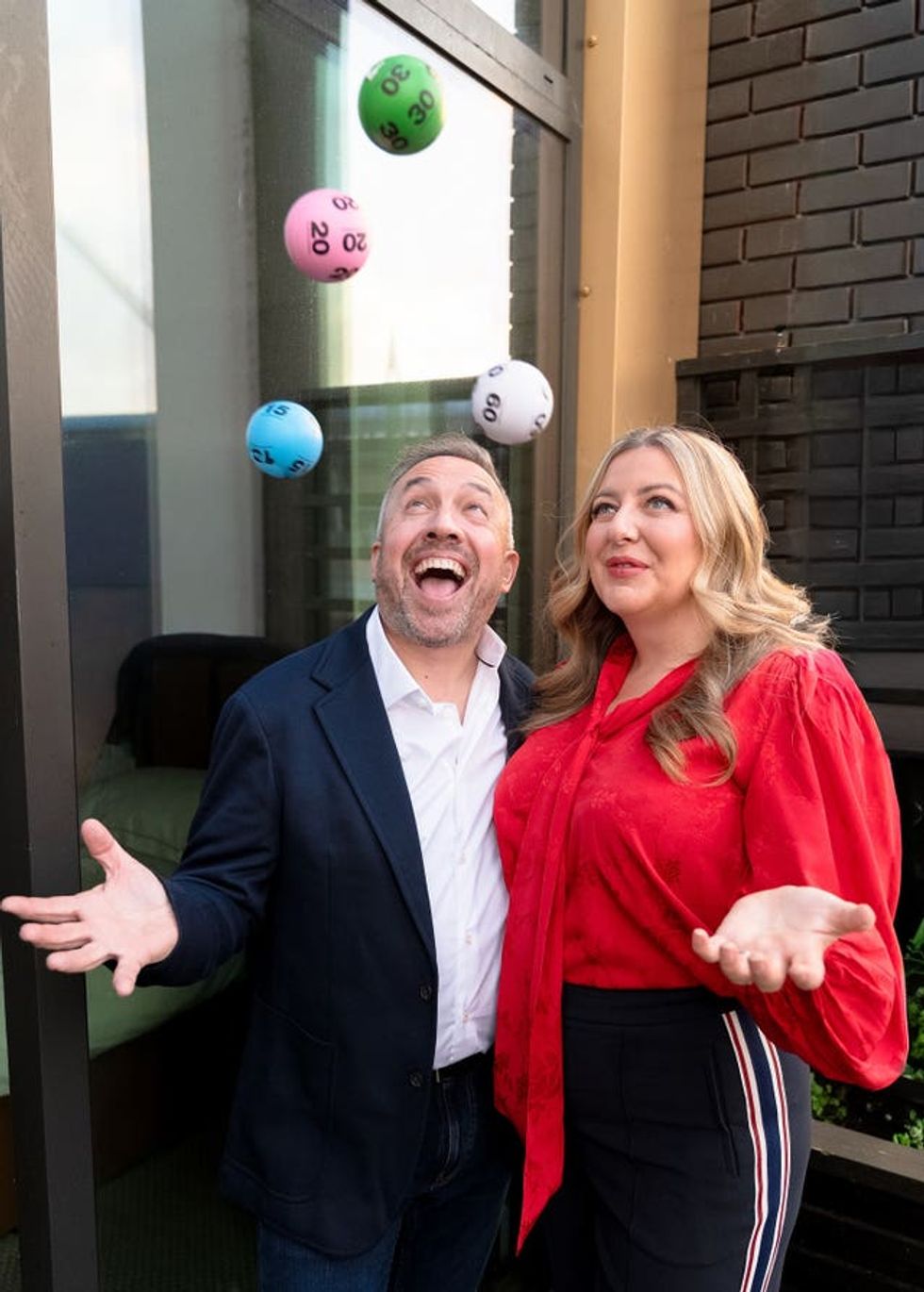 Richard Davies and Faye Stevenson-Davies