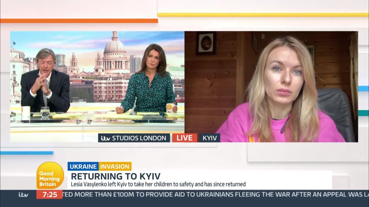 Richard Madeley sparks outrage after asking a Ukrainian MP about 'shooting somebody dead'