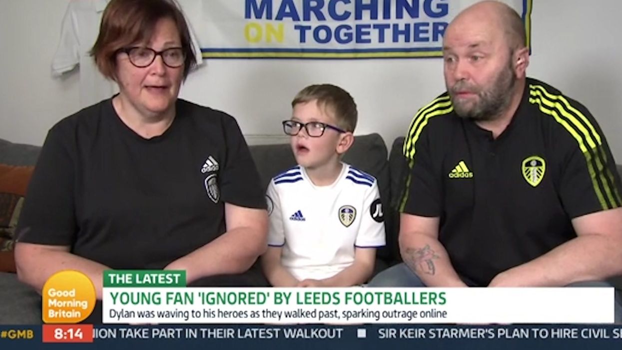 Richard Madeley ruins surprise for young Leeds fan 'ignored' by players in viral video