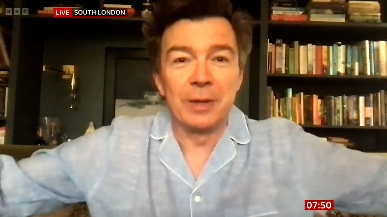 Rick Astley couldn't be bothered to get out of pyjamas for BBC Breakfast interview