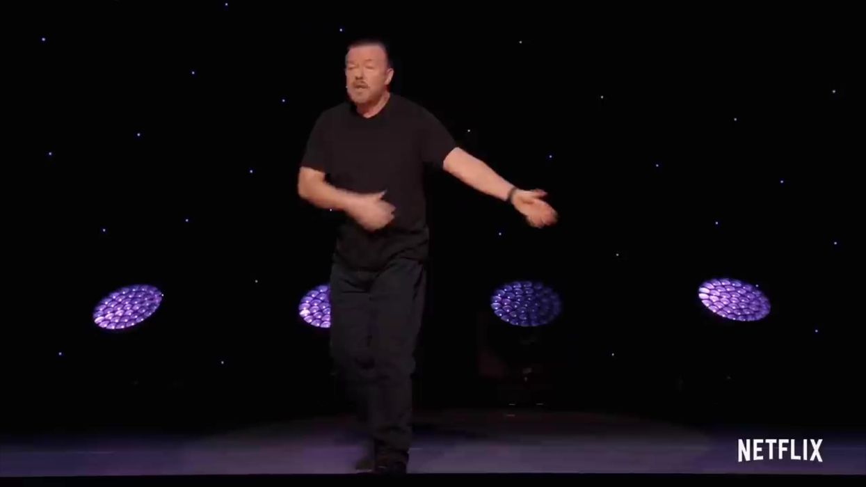 James Acaster routine on Ricky Gervais resurfaces after comedian makes trans jokes in Netflix special