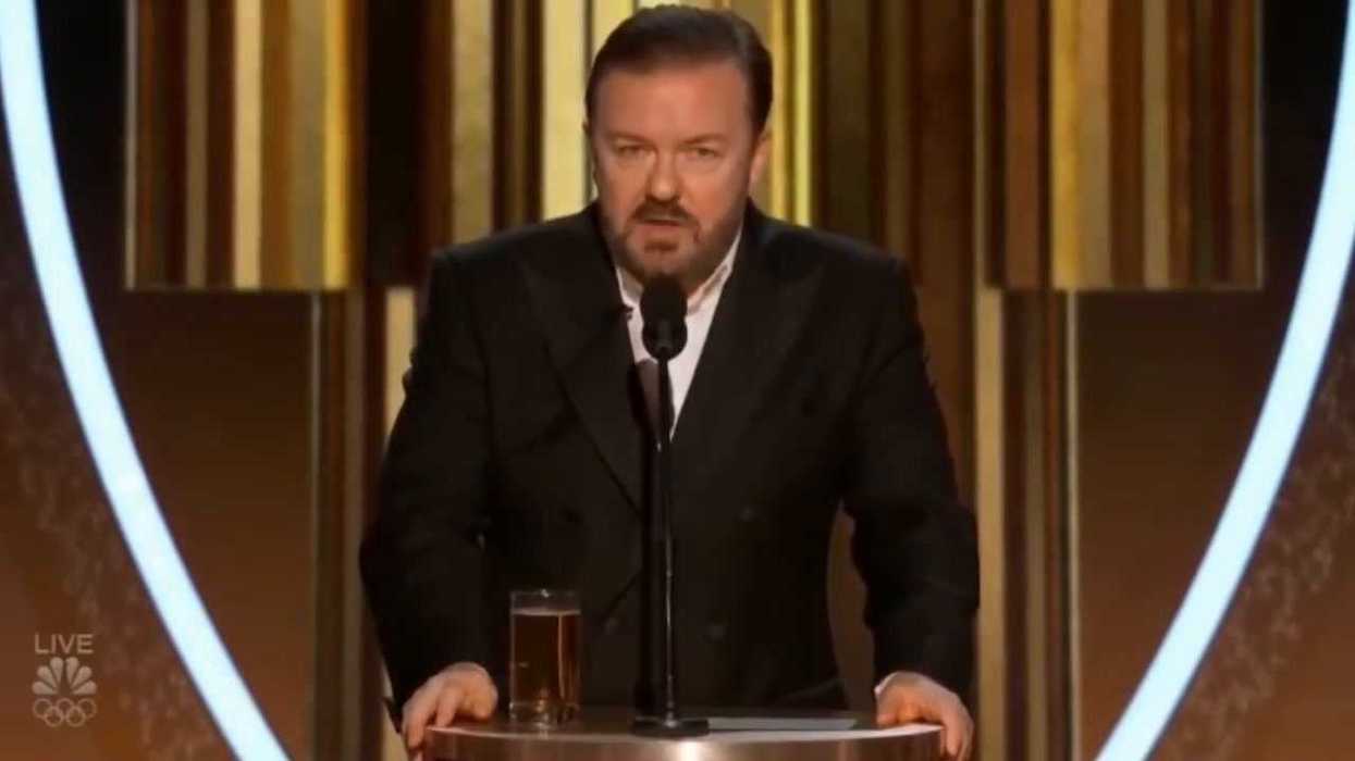 Ricky Gervais faces backlash for saying (again) celebs shouldn't make political speeches