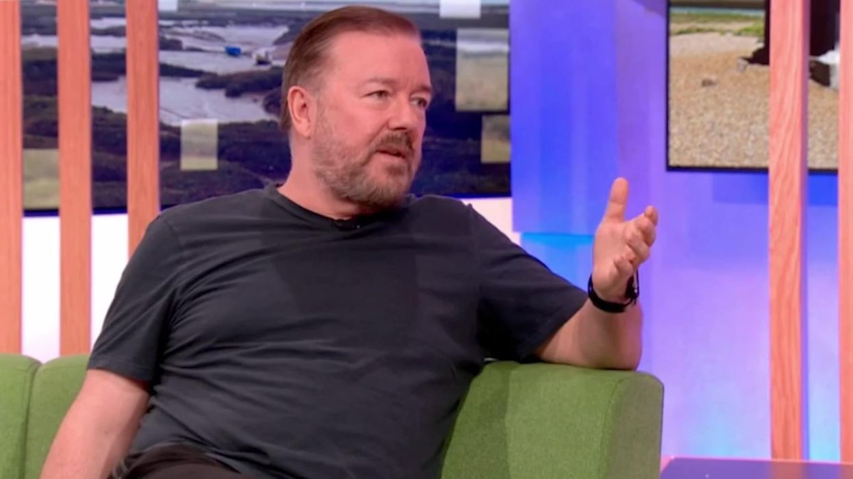 Ricky Gervais jokes 'I'm fat and old and going to die' in awkward interview