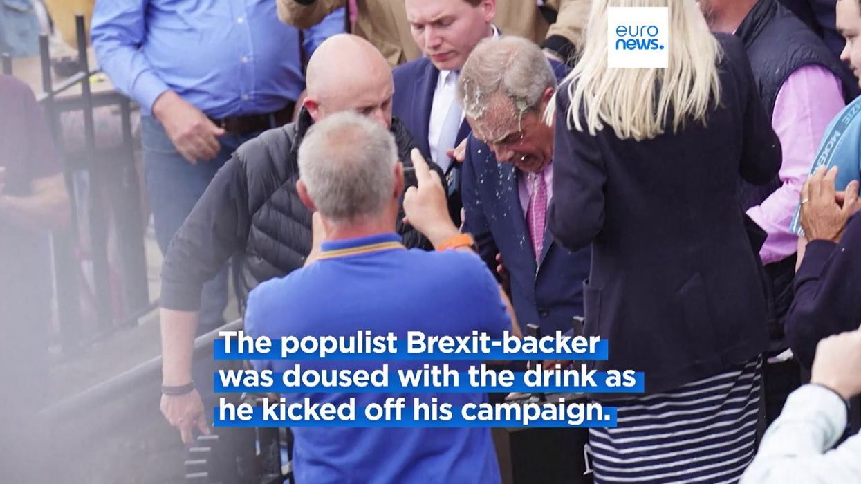 The best Nigel Farage milkshake memes as Reform Party leader is drenched on campaign trial