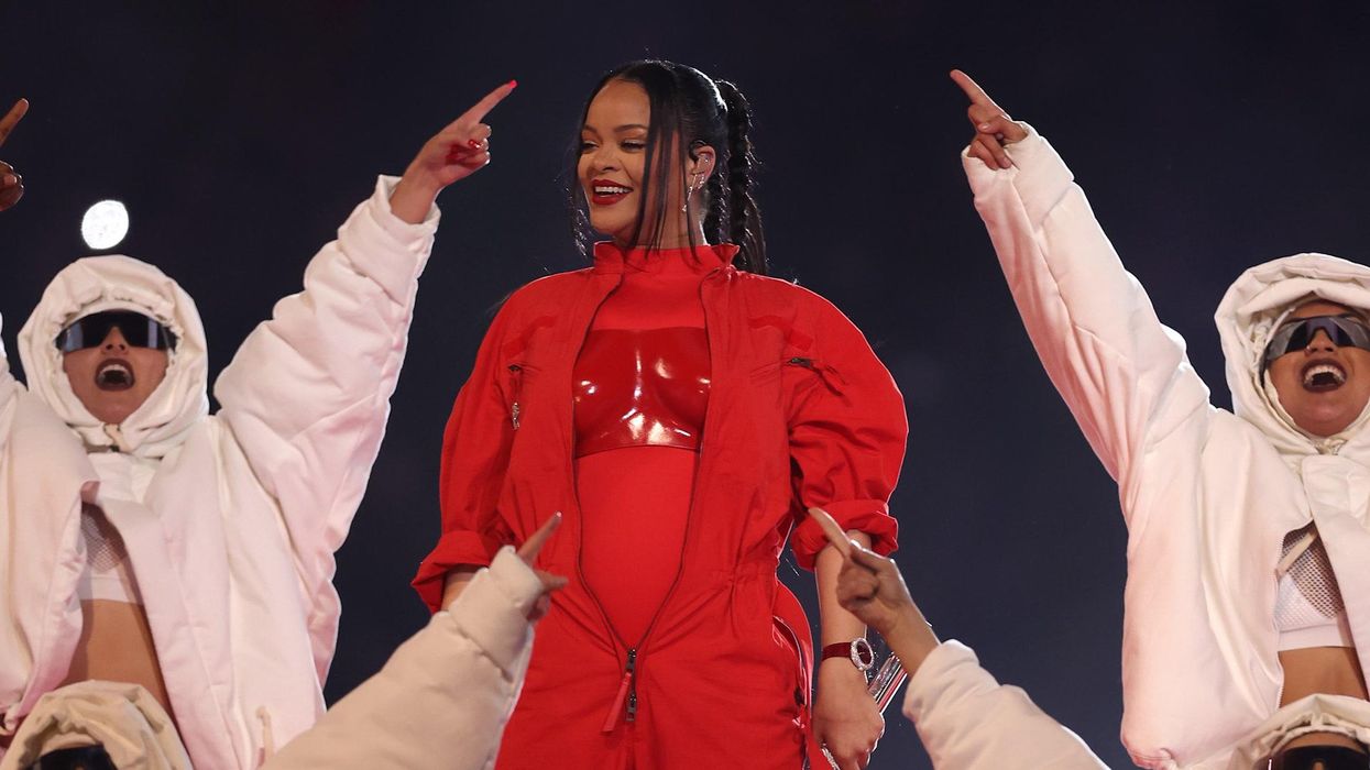 Rihanna dropped major pregnancy hint just hours before Super Bowl and no one noticed