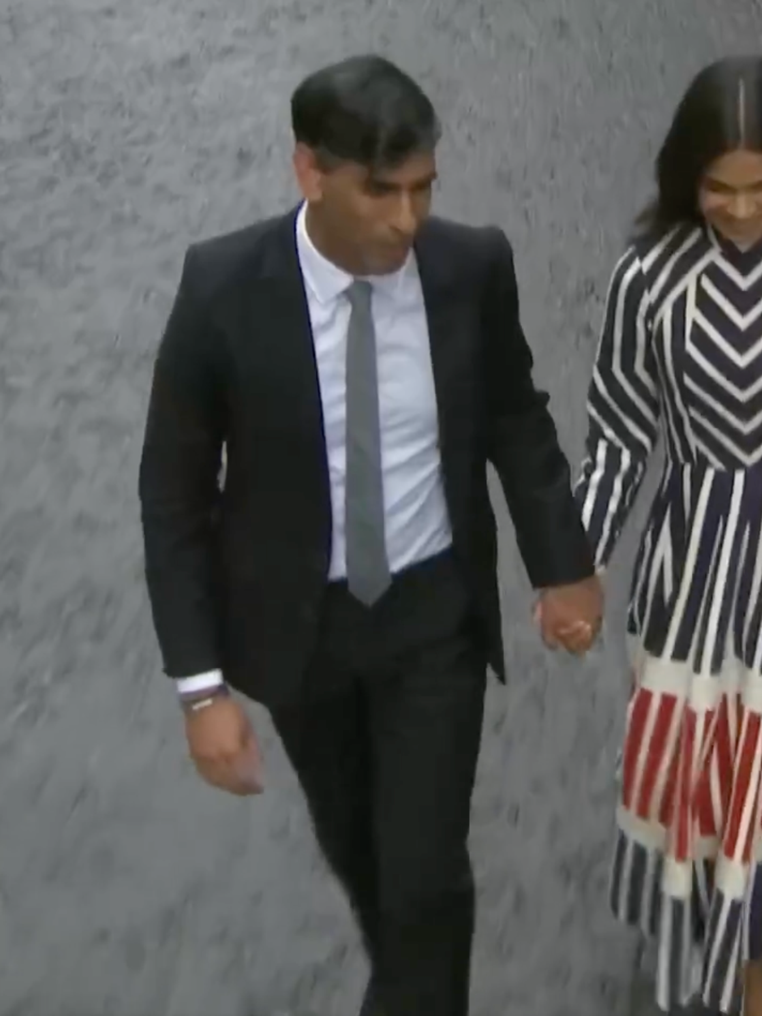 Rishi Sunak's wife's dress during his resignation speech has everyone making the same joke