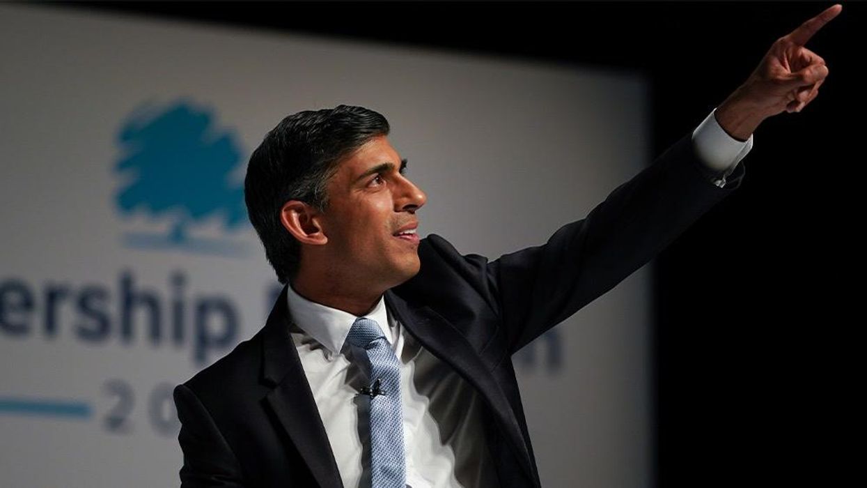 Rishi Sunak's Tory hustings entrance is like a really bad stand-up comedy routine