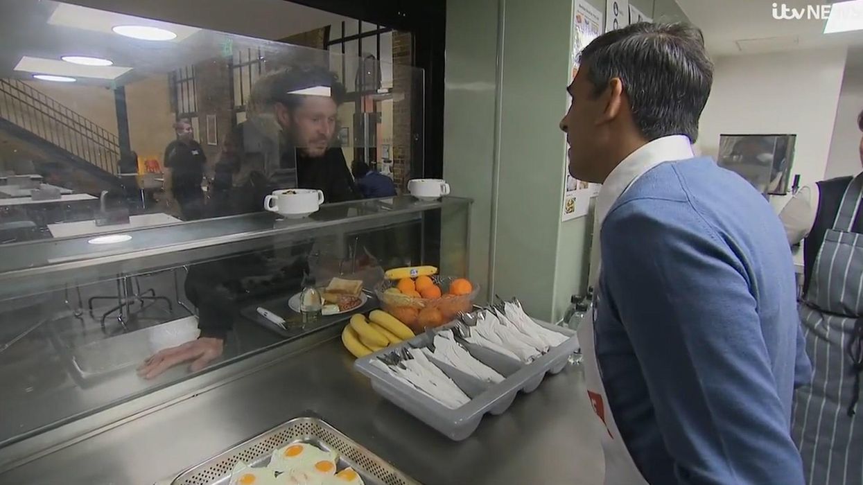 Rishi Sunak asks homeless man if he wants to get into finance in bizarre clip