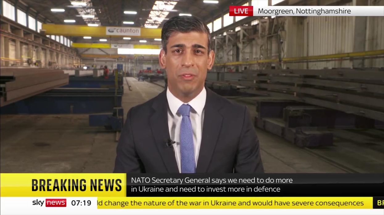 Rishi Sunak squirms when asked about wife's connections to Russia