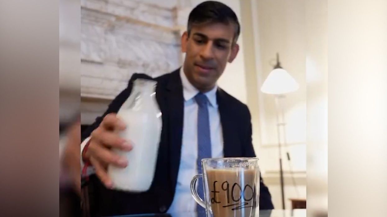 What TikTok trend was Rishi Sunak trying in widely criticised '£900 coffee' video?