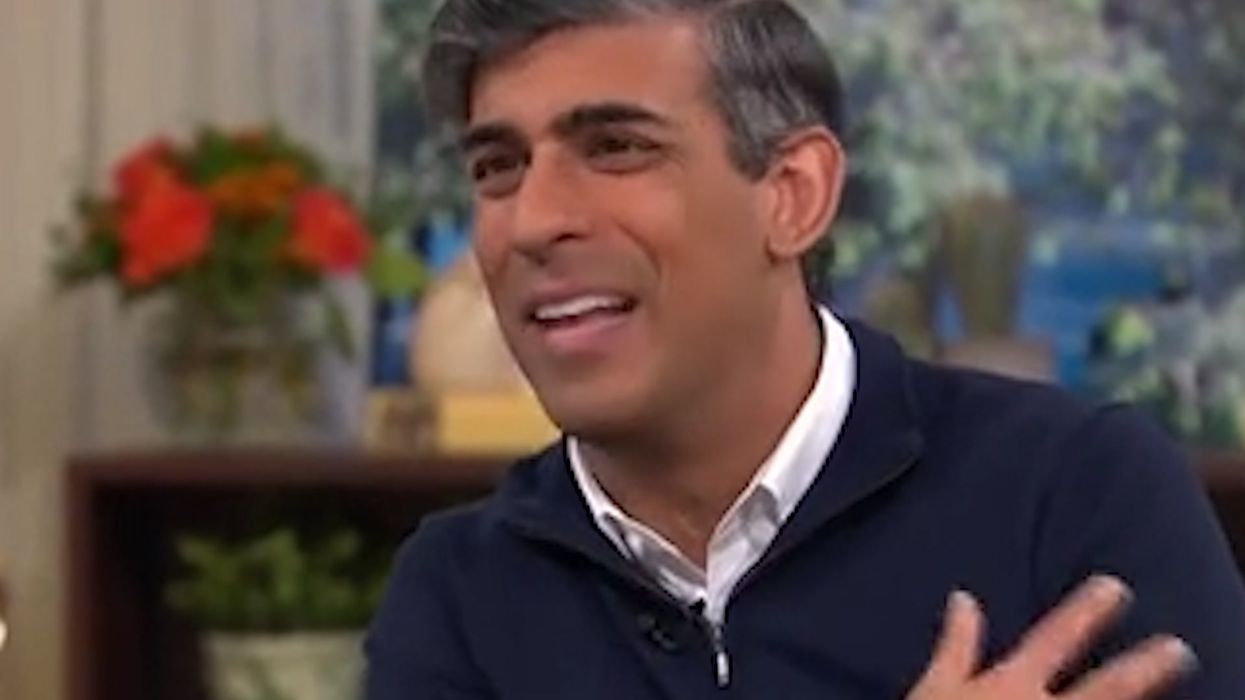 Rishi Sunak awkwardly watching tattooed woman on This Morning called a 'fever dream'